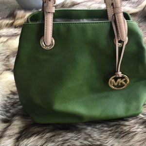 Michael Kors leather shoulder bag